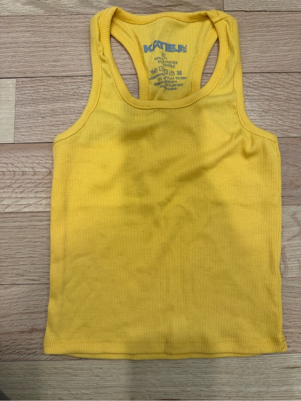 NWOT Katie J NYC Livi Tank - Camp Yellow